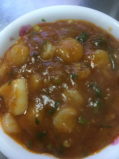 オイスター味の海老チリ(イカ入り)-レシピのメイン写真