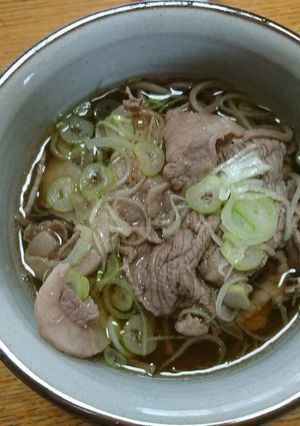 簡単に出来る！牛肉そば！-レシピのメイン写真