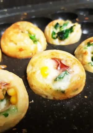 ケール(ブロッコリー)のたこ焼き-レシピのメイン写真