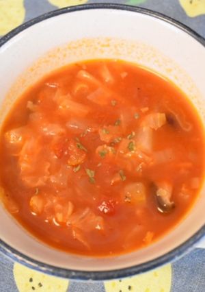体温まる生姜と豆のミネストローネ-レシピのメイン写真