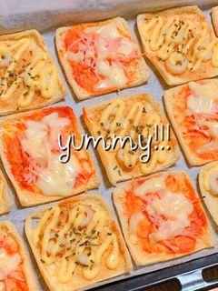 サクサクヘルシー!簡単油揚げピザ(改)-レシピのメイン写真