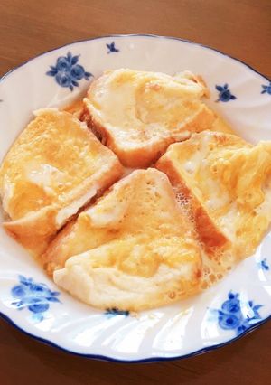 電子レンジでフレンチトースト-レシピのメイン写真