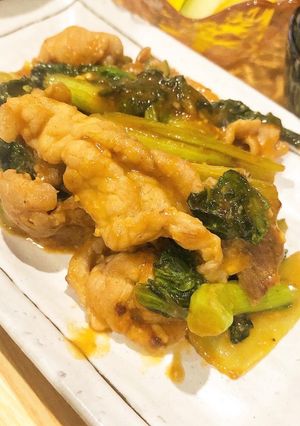 【濃い味】豚こまのチリ味噌炒め-レシピのメイン写真
