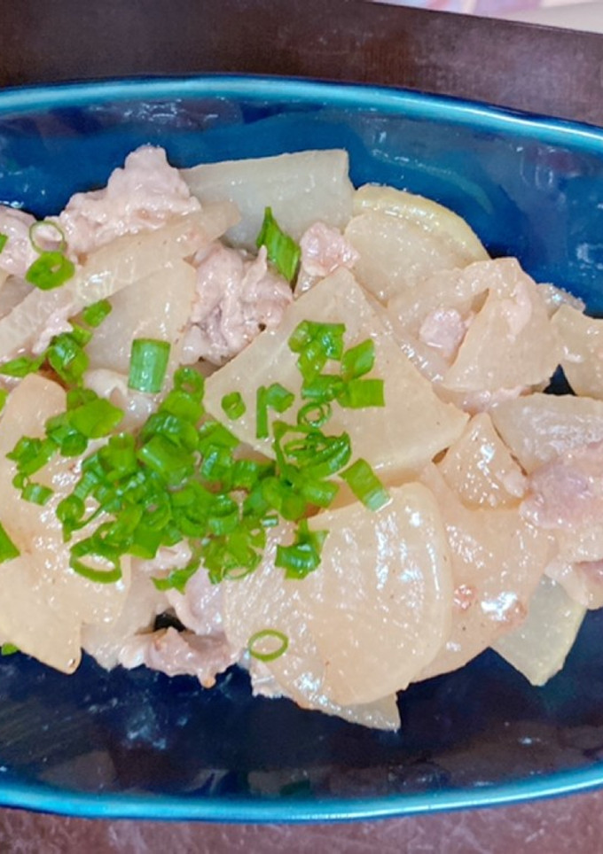 大根と豚肉のしょうが炒め-レシピのメイン写真