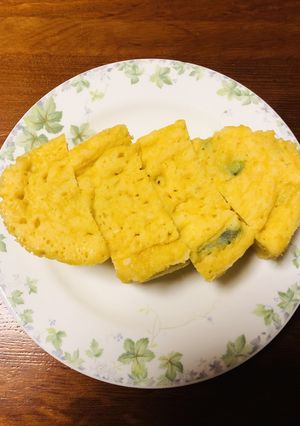 しっとりかぼちゃ蒸しパンレンジ加熱-レシピのメイン写真