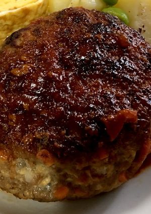 お豆腐入りハンバーグ-レシピのメイン写真