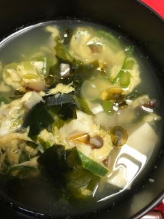 余物で中華風豆腐スープ-レシピのメイン写真
