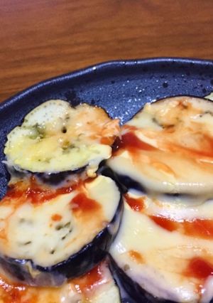 トースターでチン！ナスのピザ風-レシピのメイン写真
