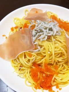 しらすと生ハムのペペロンチーノ-レシピのメイン写真
