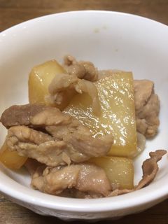 大根と豚バラ肉の甘辛煮-レシピのメイン写真