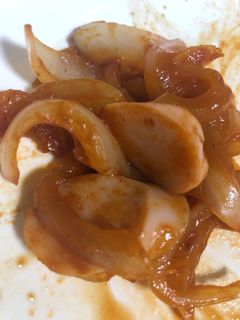 玉ねぎとソーセージのケチャップ炒め-レシピのメイン写真