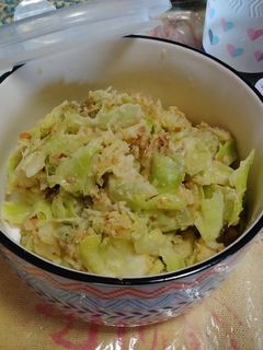 鰹節マヨのキャベツポテトサラダ(簡単)-レシピのメイン写真