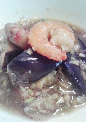 なすとえびの焼き(揚げ)びたし-レシピのメイン写真