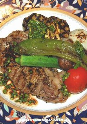 夏野菜と牛肉のグリル　バルサミコ風味-レシピのメイン写真