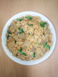 100%押し麦の豆味噌大根麦飯-レシピのメイン写真