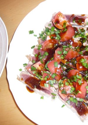 マグロの中華風たたき-レシピのメイン写真