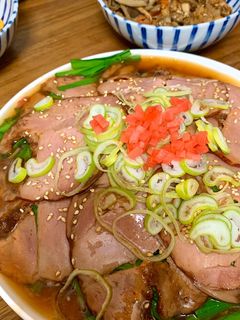 焼豚もやしニラの中華あんかけ-レシピのメイン写真