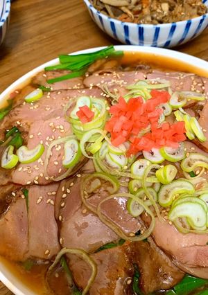 焼豚もやしニラの中華あんかけ-レシピのメイン写真