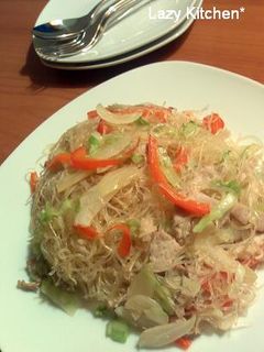 お野菜たっぷり焼きビーフン-レシピのメイン写真