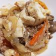 ひき肉で!和風カレー肉豆腐