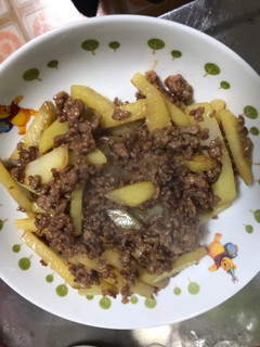 ひき肉とじゃがいもの甘みそ炒め-レシピのメイン写真