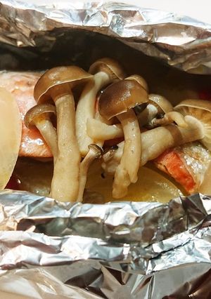 バター醤油の優しい味☆鮭のホイル焼き-レシピのメイン写真