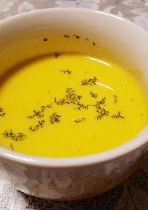 残ってたかぼちゃで作ったかぼちゃスープ-レシピのメイン写真