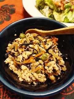 しそ味ひじき豆腐そぼろ-レシピのメイン写真
