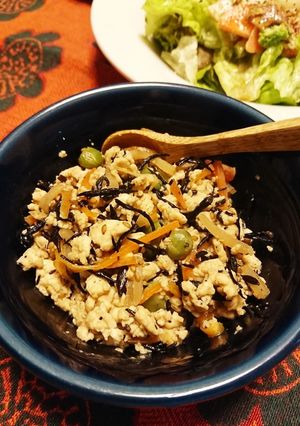 しそ味ひじき豆腐そぼろ-レシピのメイン写真