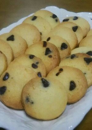 バレンタインに簡単チョコチップクッキー！-レシピのメイン写真