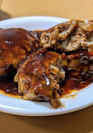 ハンバーグ-レシピのメイン写真