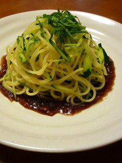 ☆梅干ソースで酢っぱ~な♪サラダ風パスタ-レシピのメイン写真