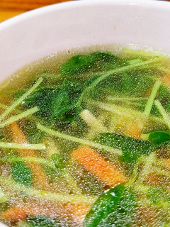 豆苗コンソメスープ-レシピのメイン写真