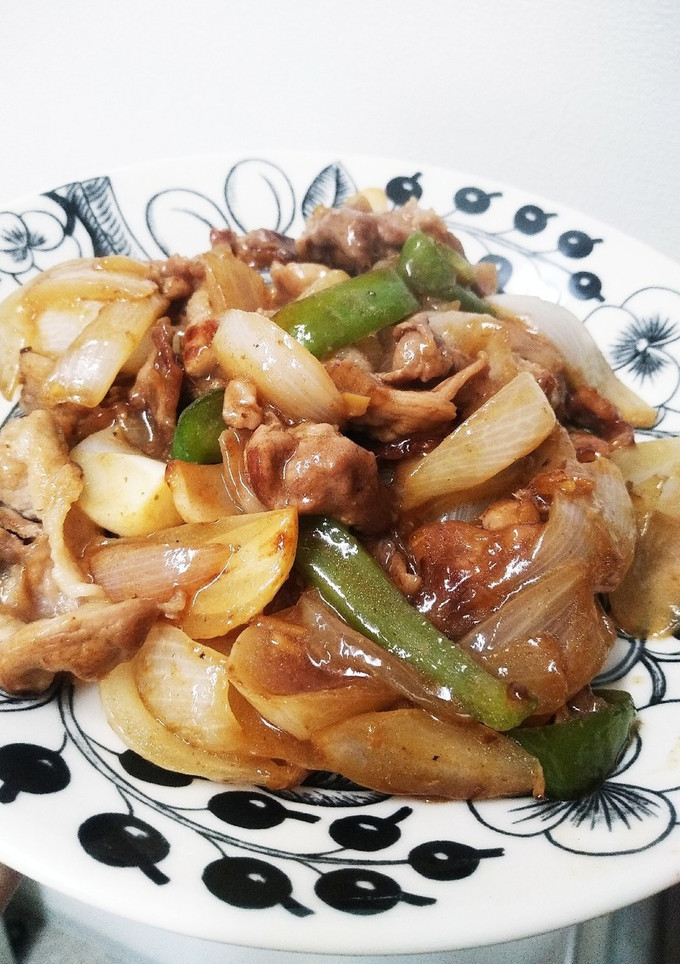 簡単！豚コマの甘辛野菜炒め-レシピのメイン写真