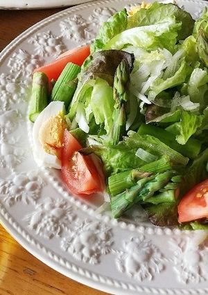 レッドバタビア アスパラ トマト サラダ-レシピのメイン写真