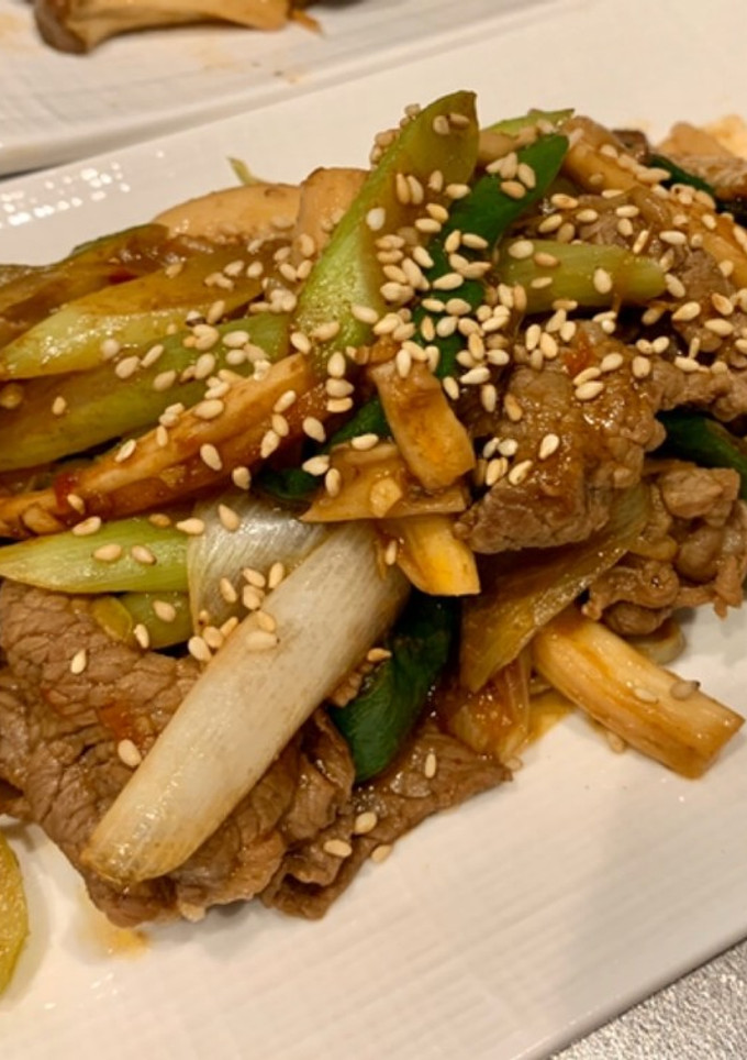 牛肉と長ネギの麻婆炒め-レシピのメイン写真