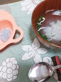 離乳食初期しらすペーストとリメイクスープ-レシピのメイン写真