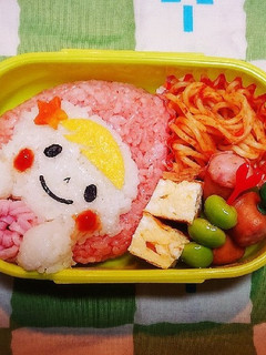 キャラ弁♡女の子-レシピのメイン写真