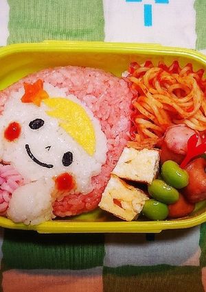 キャラ弁♡女の子-レシピのメイン写真