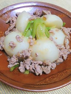 カブのそぼろ味噌煮-レシピのメイン写真