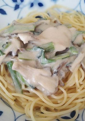 ダマにならない!生姜クリームパスタ-レシピのメイン写真