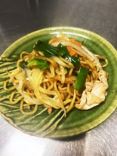 ニラ焼きそば-レシピのメイン写真