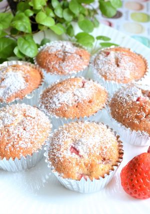 HMで手軽に！イチゴの春ケーキ♪-レシピのメイン写真