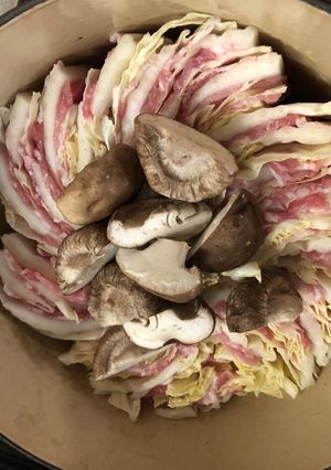 ホットクックで！白菜豚バラミルフィーユ鍋-レシピのメイン写真