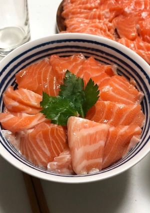 絶品！サーモン丼のつゆ✨海鮮丼にも！-レシピのメイン写真
