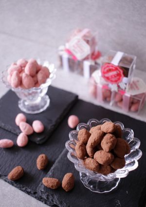 ２色のアマンドショコラ-レシピのメイン写真