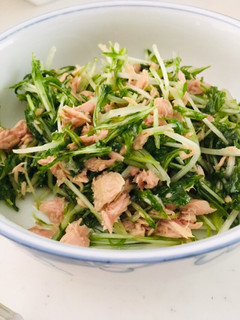 水菜とシーチキンのサラダ-レシピのメイン写真