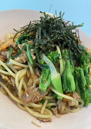 春の味覚☆菜の花とツナの醤油パスタ-レシピのメイン写真