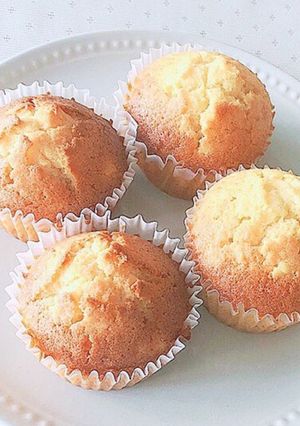 家にあるもの 簡単しっとりカップケーキ！-レシピのメイン写真