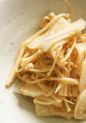 大根・えのきの酢の物♪ツルツル食感♪-レシピのメイン写真